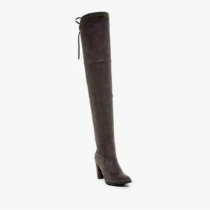 New Size 10 Catherine Malandrino Sorcha Over-The-Knee Boots, Grey, never worn